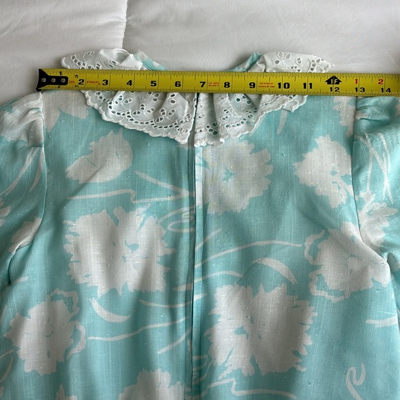 Vintage Dropped Waist Floral Mini Dress - Picture 10 of 13